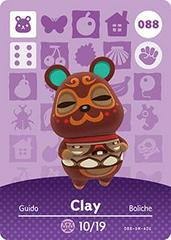 Clay #088 [Animal Crossing Series 1] Amiibo Cards Prices