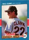 Will Clark Baseball Cards 1988 Fleer Exciting Stars Prices