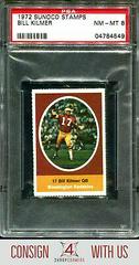 Bill Kilmer Football Cards 1972 Sunoco Stamps Prices