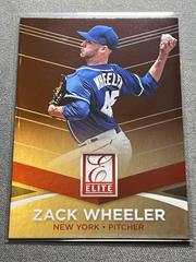 Zack Wheeler #18 Baseball Cards 2015 Donruss Elite Prices