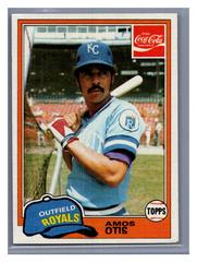 Amos Otis #6 Baseball Cards 1981 Coca Cola Prices