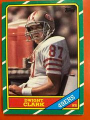 Dwight Clark #160 Football Cards 1986 Topps Prices