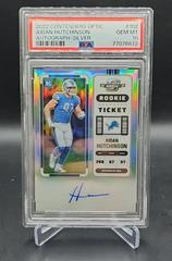 Aidan Hutchinson [Rookie Ticket Autograph Silver] Football Cards 2022 Panini Contenders Optic Prices