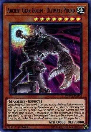 Ancient Gear Golem - Ultimate Pound [1st Edition] DUPO-EN054 YuGiOh Duel Power