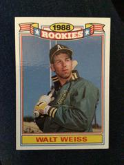 Walt Weiss Baseball Cards 1988 Topps Glossy Rookies Prices