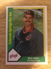 Rick Adair #19 Baseball Cards 1990 CMC Colorado Springs Sky Sox Prices
