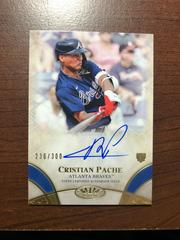Cristian Pache [Break Out Autograph] Baseball Cards 2021 Topps Tier One Prices