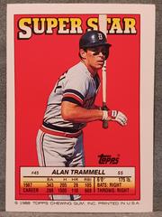 Alan Trammell, McReynolds, Phillips, 45, 102, 165 #45, 102, 165 Baseball Cards 1988 Topps Stickercard Prices