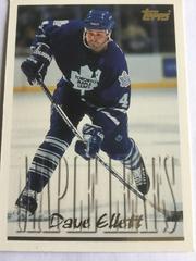 Dave Ellett #207 Hockey Cards 1995 Topps Prices