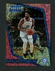 Joel Embiid [Dazzle Pink] #1 Basketball Cards 2018 Panini Threads Prices