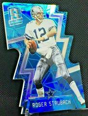 Roger Staubach [Neon Blue Die Cut] Football Cards 2016 Panini Spectra Prices