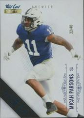 Micah Parsons #MBC-18 Football Cards 2021 Wild Card Matte Prices