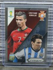 Cristiano Ronaldo, Lionel Messi Soccer Cards 2014 Panini Prizm World Cup Matchups Prices