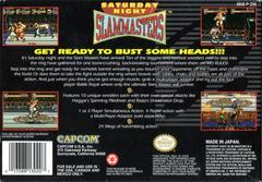 Back Cover | Saturday Night Slam Masters Super Nintendo