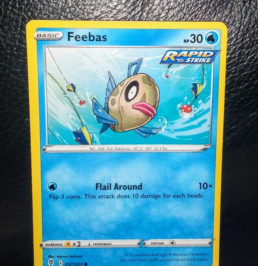 Feebas Ungraded Pokemon Evolving Skies