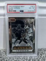 Allen Iverson #TB13 Basketball Cards 1996 Bowman's Best Retro Prices
