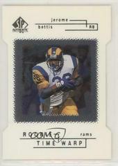 Jerome Bettis [Die Cut] Football Cards 1998 SP Authentic Prices