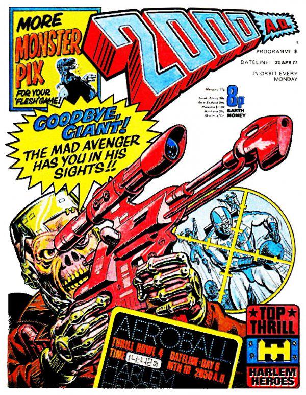 2000 AD #9 (1977) Comic Books 2000 AD