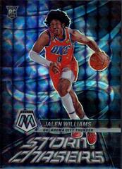 Jalen Williams #8 Basketball Cards 2022 Panini Mosaic Storm Chasers Prices