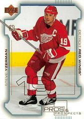 Steve Yzerman #32 Hockey Cards 2000 Upper Deck Pros & Prospects Prices