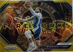 Stephen Curry [Gold] Basketball Cards 2023 Panini Prizm Fireworks Prices