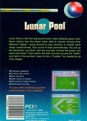 Lunar Pool - Back | Lunar Pool NES
