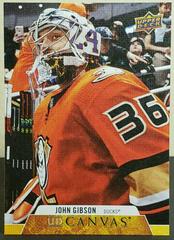 John Gibson Hockey Cards 2020 Upper Deck UD Canvas Prices