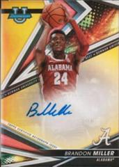 Brandon Miller [Gold] #BOA-BM Basketball Cards 2022 Bowman University Best of Autographs Prices