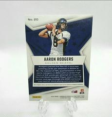 'Back Of Card' | Aaron Rodgers Football Cards 2022 Panini Chronicles Draft Picks Rookies and Stars