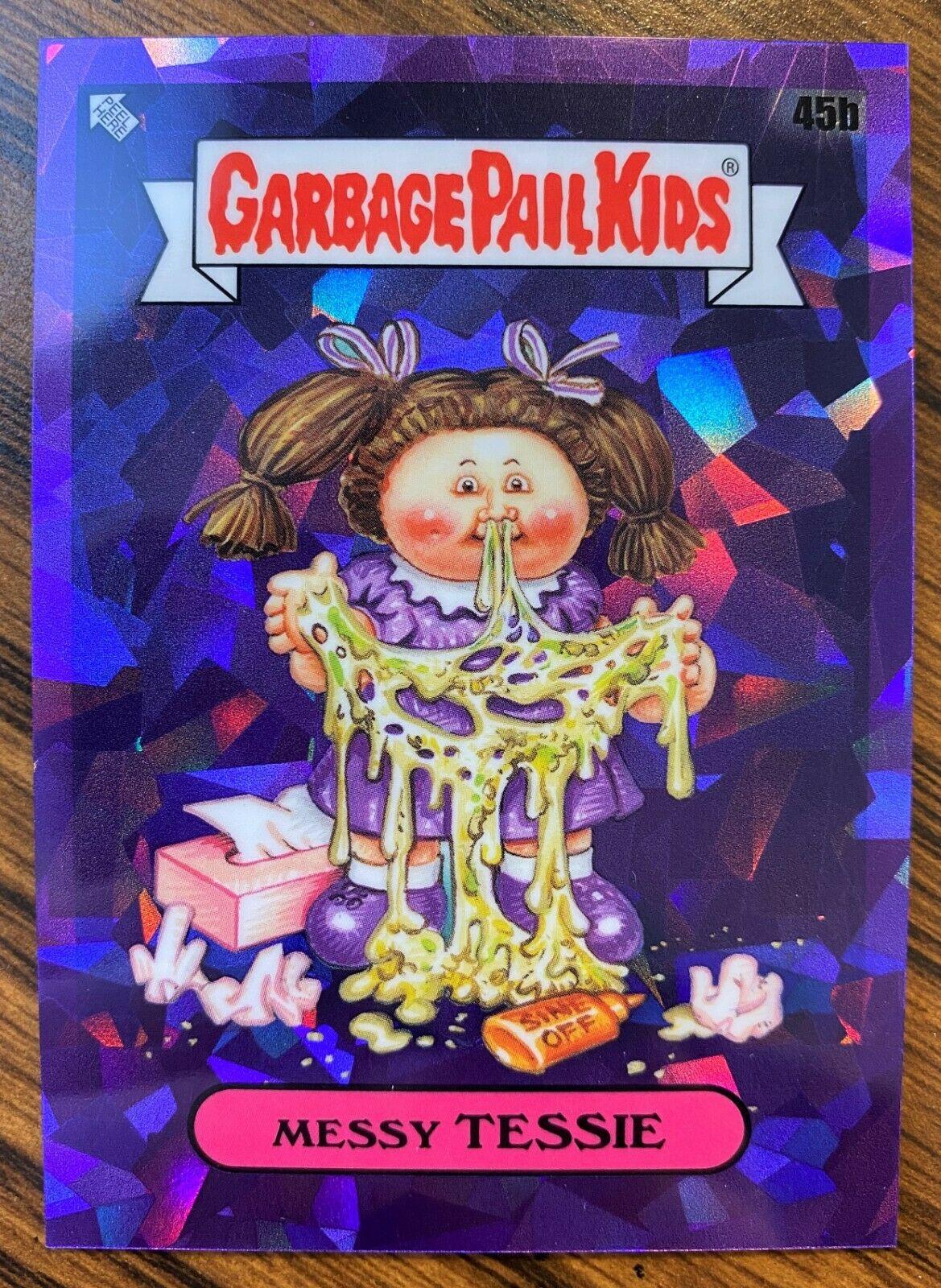 Messy TESSIE [Purple] #45b Garbage Pail Kids 2020 Sapphire