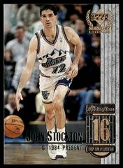John Stockton #16 Basketball Cards 1998 Upper Deck Century Legends Prices