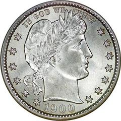 1900 [PROOF] Coins Barber Quarter Prices