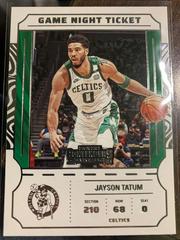Jayson Tatum #2 Basketball Cards 2022 Panini Contenders Game Night Ticket Prices