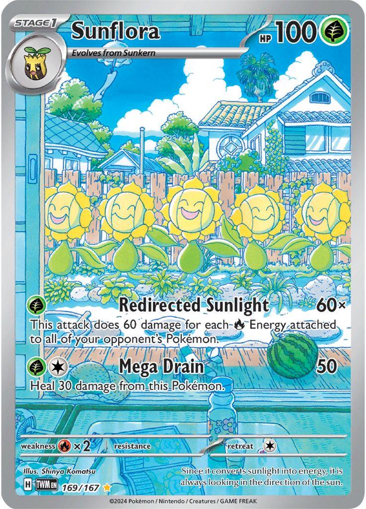 Sunflora #169 Pokemon Twilight Masquerade