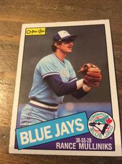 Lance Mulliniks #336 Baseball Cards 1985 O Pee Chee Prices