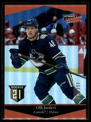 Olli Juolevi Hockey Cards 2020 Upper Deck Ultimate Victory Prices