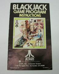 Black Jack - Manual | Blackjack Atari 2600