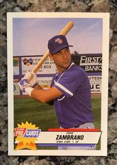 Eddie Zambrano #6 Baseball Cards 1993 Fleer ProCards Triple A League All Stars Prices