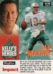 Dan Marino, Jim Kelly, Magic Johnson #2 Football Cards 1993 Skybox Impact Kelly Magic Prices