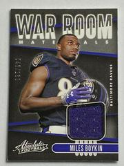 Miles Boykin #WAR-29 Football Cards 2019 Panini Absolute War Room Materials Prices