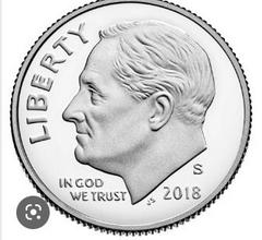 2018 S [SILVER PROOF] Coins Roosevelt Dime Prices