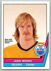 Juha Widing #33 Hockey Cards 1977 O-Pee-Chee WHA Prices