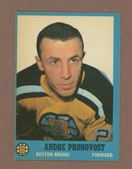 Andre Pronovost #19 Hockey Cards 1962 Topps Prices
