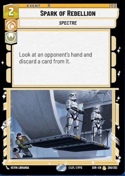 Spark of Rebellion [Foil Hyperspace] #200 Star Wars Unlimited: Spark of Rebellion