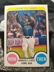 Wander Franco Baseball Cards 2022 Topps Heritage Now and Then Prices