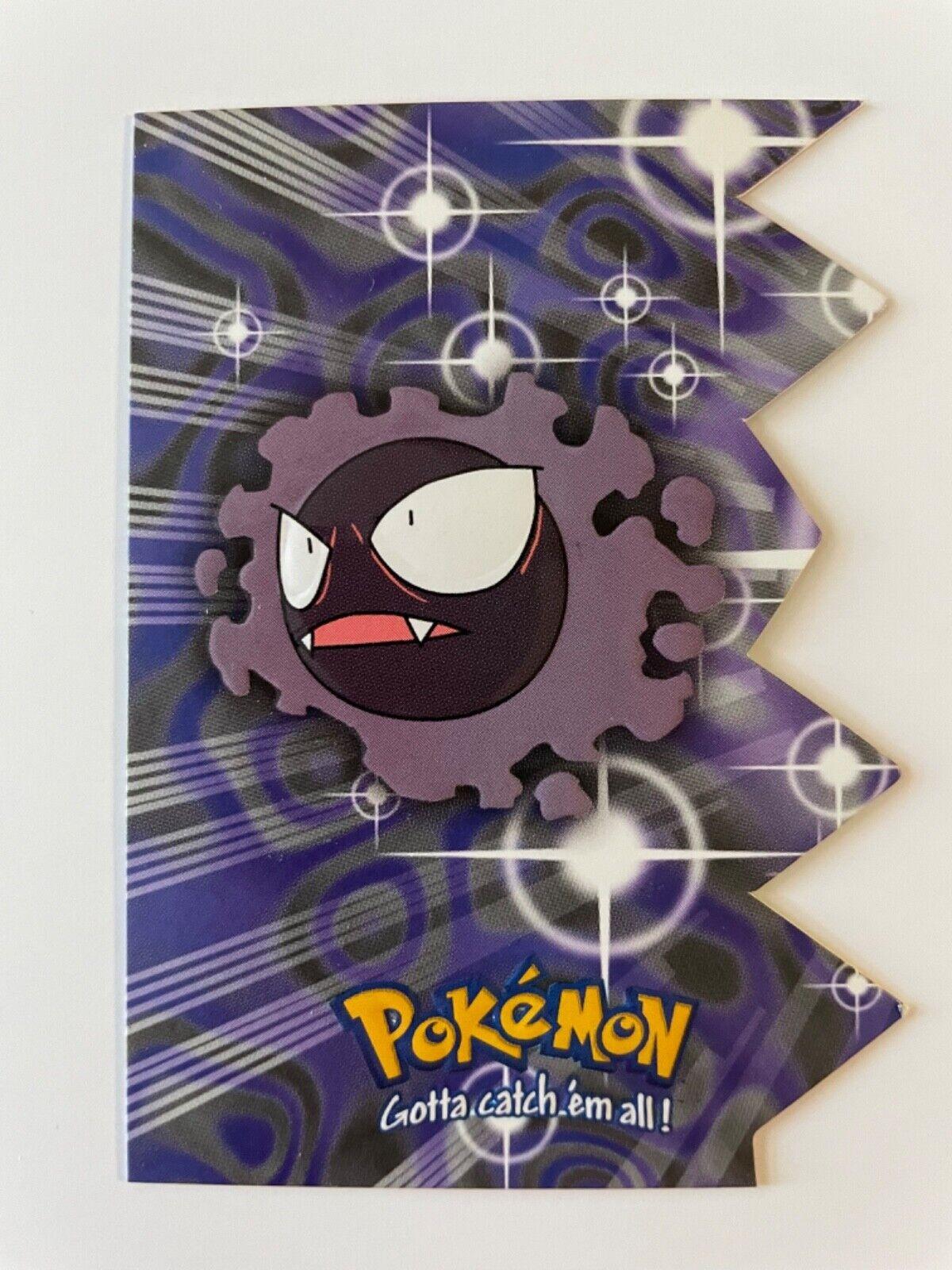 Gastly #EVO4 Pokemon 2000 Topps TV Die Cut