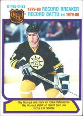 Ray Bourque [Record Breaker] Hockey Cards 1980 O-Pee-Chee Prices