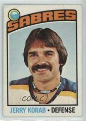 Jerry Korab #27 Hockey Cards 1976 O-Pee-Chee Prices