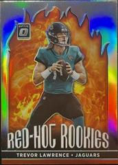 Trevor Lawrence Football Cards 2021 Panini Donruss Optic Red Hot Rookies Prices