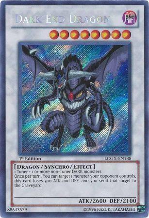 Dark End Dragon [1st Edition] LCGX-EN188 YuGiOh Legendary Collection 2: The Duel Academy Years Mega Pack